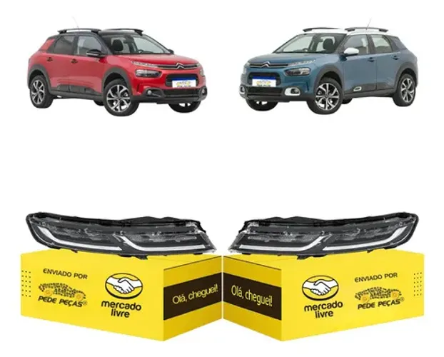 Par Farol C4 Cactus 2019 2020 2021 22 23 2024 Drl Superior Ambos Lados