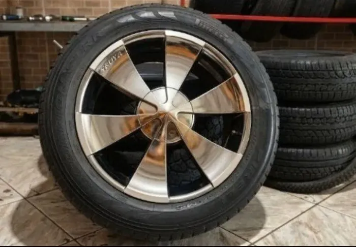 Jogo de roda aro 20 Tsuya + pneu Pirelli Scorpions STR 285/50 R20