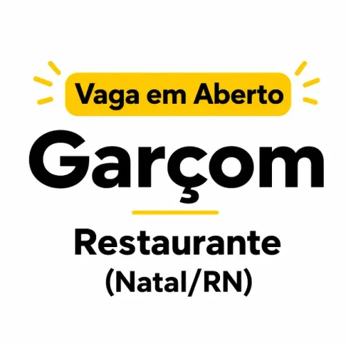 Garçom - Restaurante