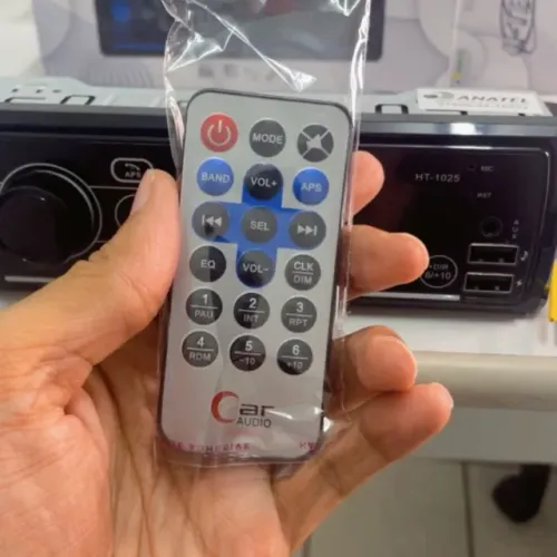 Som Carro Rádio Automotivo HTECH HT-1025 Bluetooth 2 USB (2.1A) AUX + Controle