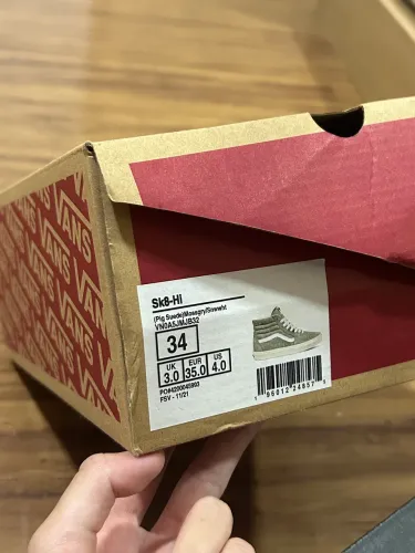 Tênis vans tam 34