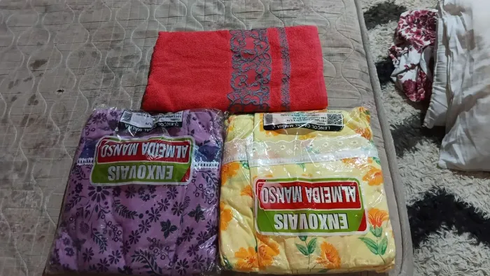 Lençol e toalha de banho