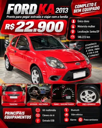 Ford KA 1.0 8v/1.0 8V ST Flex 3P 2013