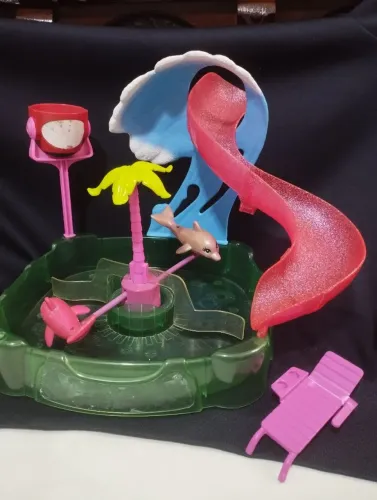Parque Aquático de Golfinho da Polly Pocket Vintage