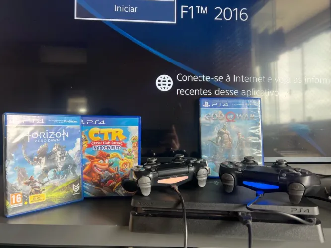 Ps4 slim 500gb 2 controles