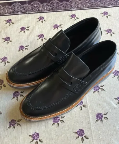 Sapato Mocassim Loafer Mr. Light Masculino Preto n. 44 - NOVO