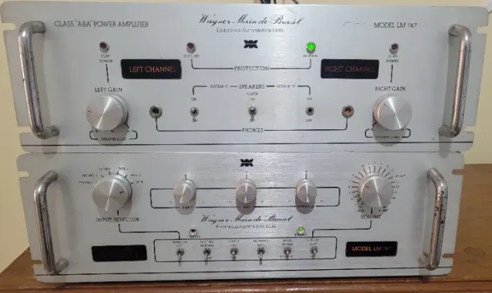 Power amplificador e pré da Wagner Main do Brasil