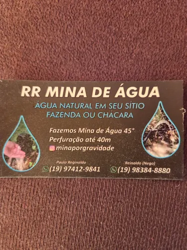 Perfuração de Mina Caipira e Poço Artesanal 