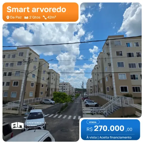 Smart Arvoredo - 2 Quartos - Da Paz