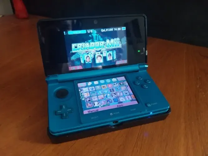 Nintendo 3DS Desbloqueado + 50 Jogos - Completo com Caixa Original