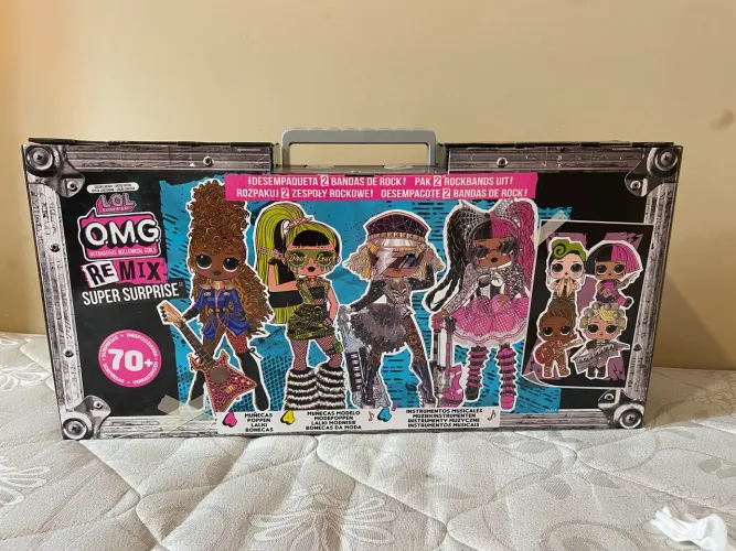 BOX LOL OMG Remix Super Surprise SuperSonix Rock Metal Chick 8 Dolls Set L.O.L. 2019