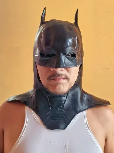 Mascara latex Batman adulto cosplay carnaval halloween 