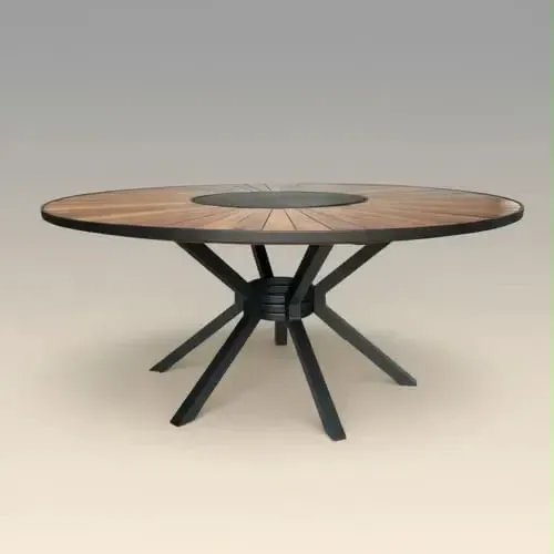? Mesa de Jantar Redonda de Alto Padrão - Design Exclusivo