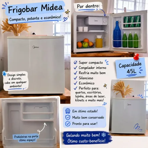 Frigobar compacto e econômico 