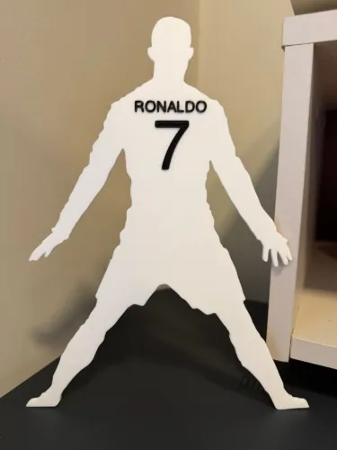 decoração 3d cristiano ronaldo cr7