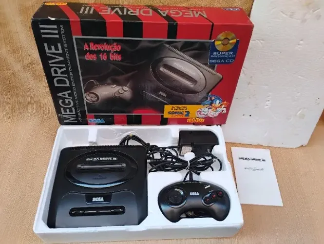 Mega Drive 3 Tectoy Excelente De Conservação - Sem Jogo