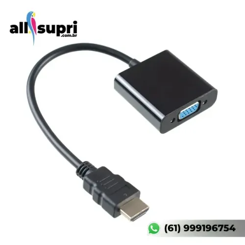 Adaptador HDMI x VGA 25cm - Taxa trans 6,75BPS