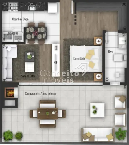Edifício Studio 359 - Centro - Apartamento Studio