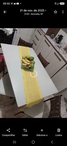 Vende de se mesa de marmore 4 cadeiras