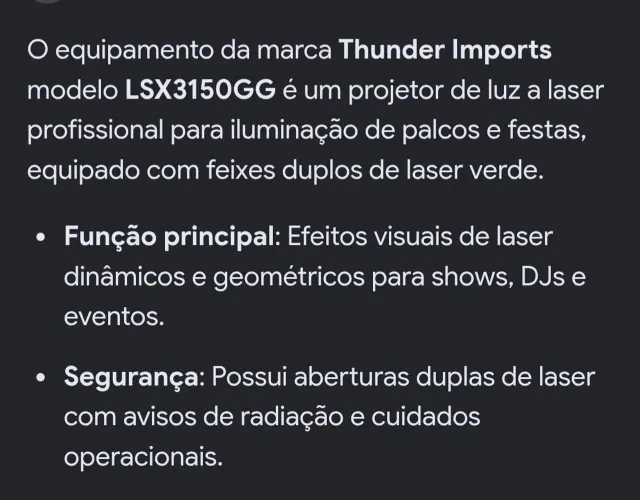 LASER PARA EVENTO E DJ