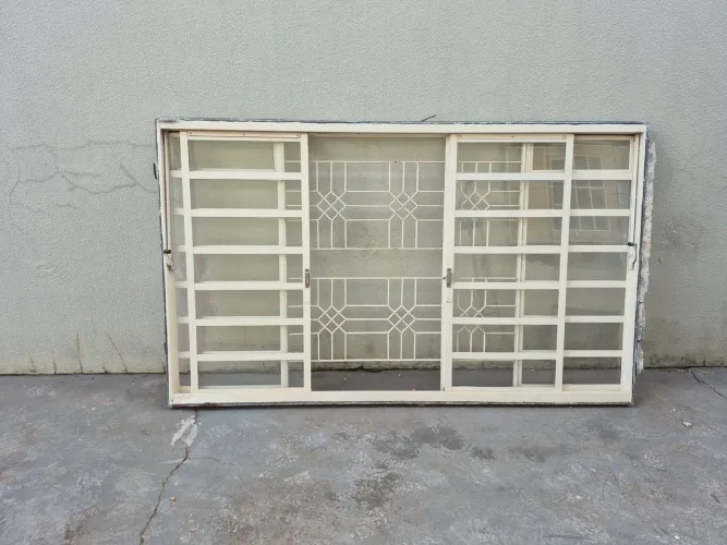 Janela Sasazaki 4 folhas 200 x 120 - super resistente 