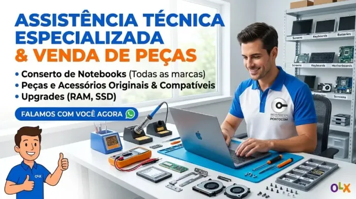 Seu notebook esta com defeito? Fazemos manutenção, temos peças e partes d diversos modelos