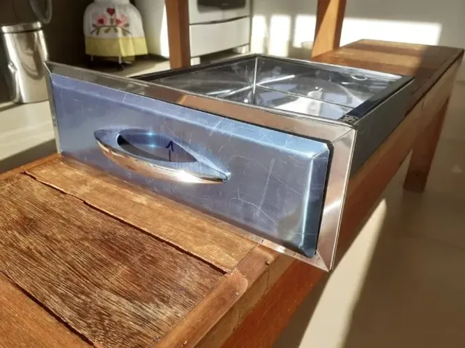 Gaveta para churrasqueira