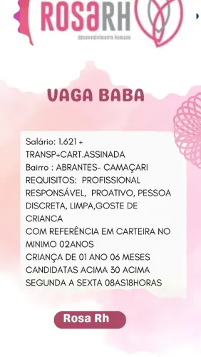 Oportunidade emprego