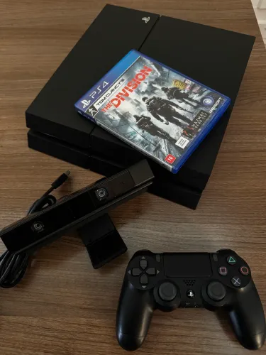 PlayStation 4 500GB + Controle + Câmera Sony + The Division