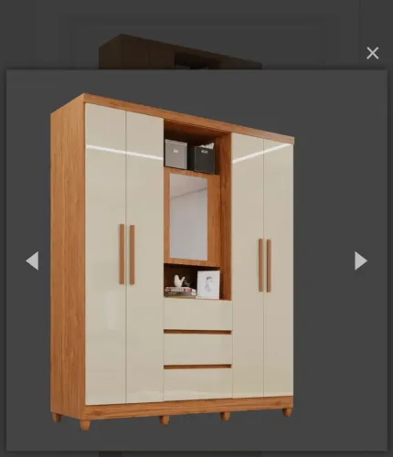 Guarda roupa novo com espelho 