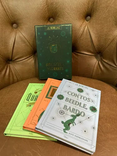 Biblioteca de Hogwarts - Box com os 3 Livros | Harry Potter