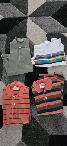 Lote 20 - camisas menino 8 anos