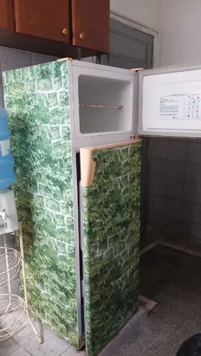Geladeira em uso
