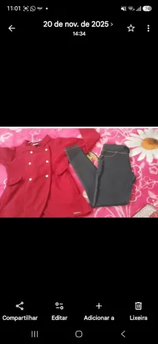 Conjunto infantil tamanho 12