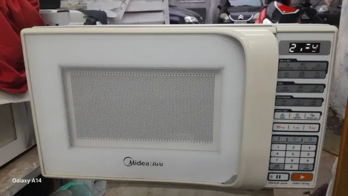 Micro ondas mideia funcionando perfeitamente