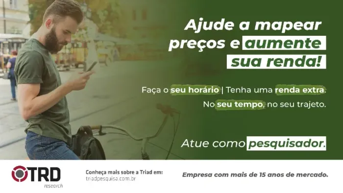 Oportunidade para Atuação com Pesquisa de Mercado Regional - CAMPINA DA LAGOA - PR