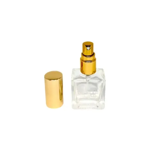 Frasco Vidro 10ml Com Válvula Spray Dourada - 80 Frascos