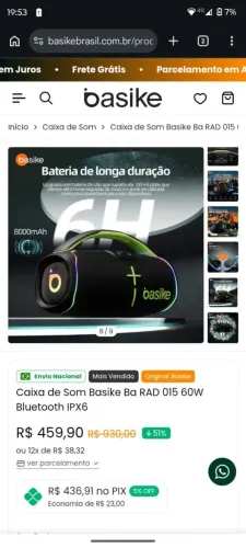 Caixa Basic 60W NOVA