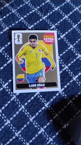 Figurinha da copa 2026 Legend ouro (Luis Diaz)
