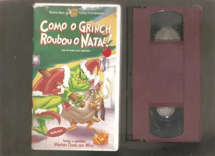 VHS COMO O GRINCH ROBOU O NATAL - ORIGINAL - DUBLADO - RARO