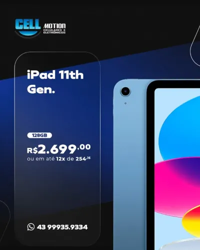 Apple iPad 11th Gen, 128GB