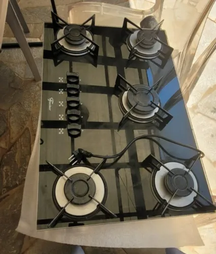 Cooktop a Gás Fischer 5 Bocas com Tripla Chama