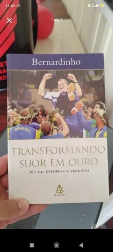 Livro Bernardinho transformando suor em ouro 
