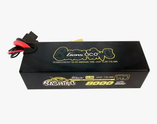 Bateria Lipo Gens Ace Bashing 4s 8000mah - 100c - Ótimo P/ Automodelo RC Traxxas Arrma etc