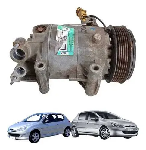 Compressor Ar Citroen C3 1.6 16v 2009 Á 2012