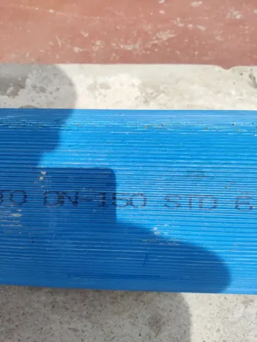 Tubos gel mecânico de 6" DN 150 medindo 4M com rosca
