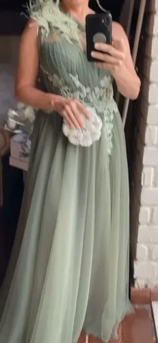 Vestido de luxo madrinha mãe de noivo 