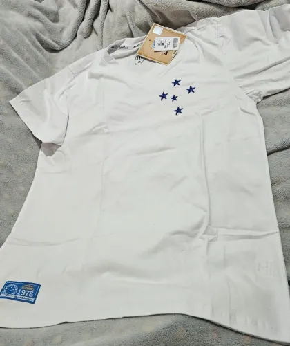 Camisa Cruzeiro RetrôMania Libertadores 1976 = Masculina