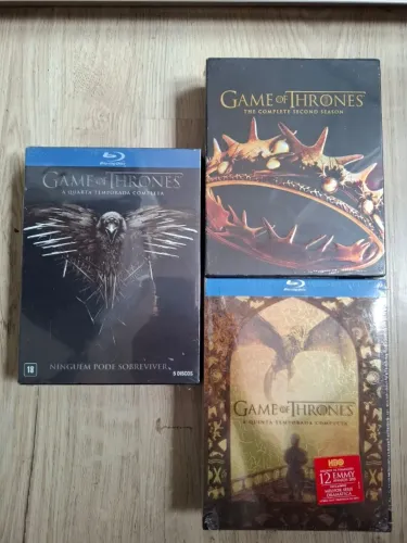 3 Temporadas GOT Game of Thrones 2ª Importada, 4ª e 5º Nacionais