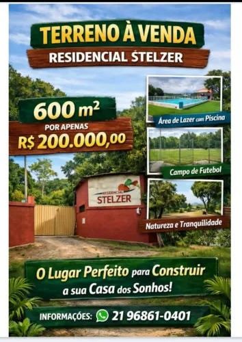 Terreno 600 m² em guarapari atrás do termas parque aquatico
